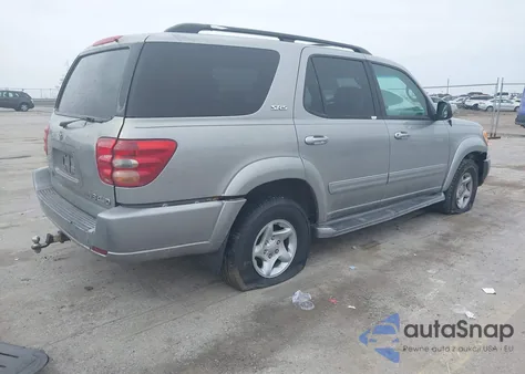 2002 Toyota Sequoia Sr5 V8 z USA, uszkodzony, nr VIN 5TDBT44A02S129303